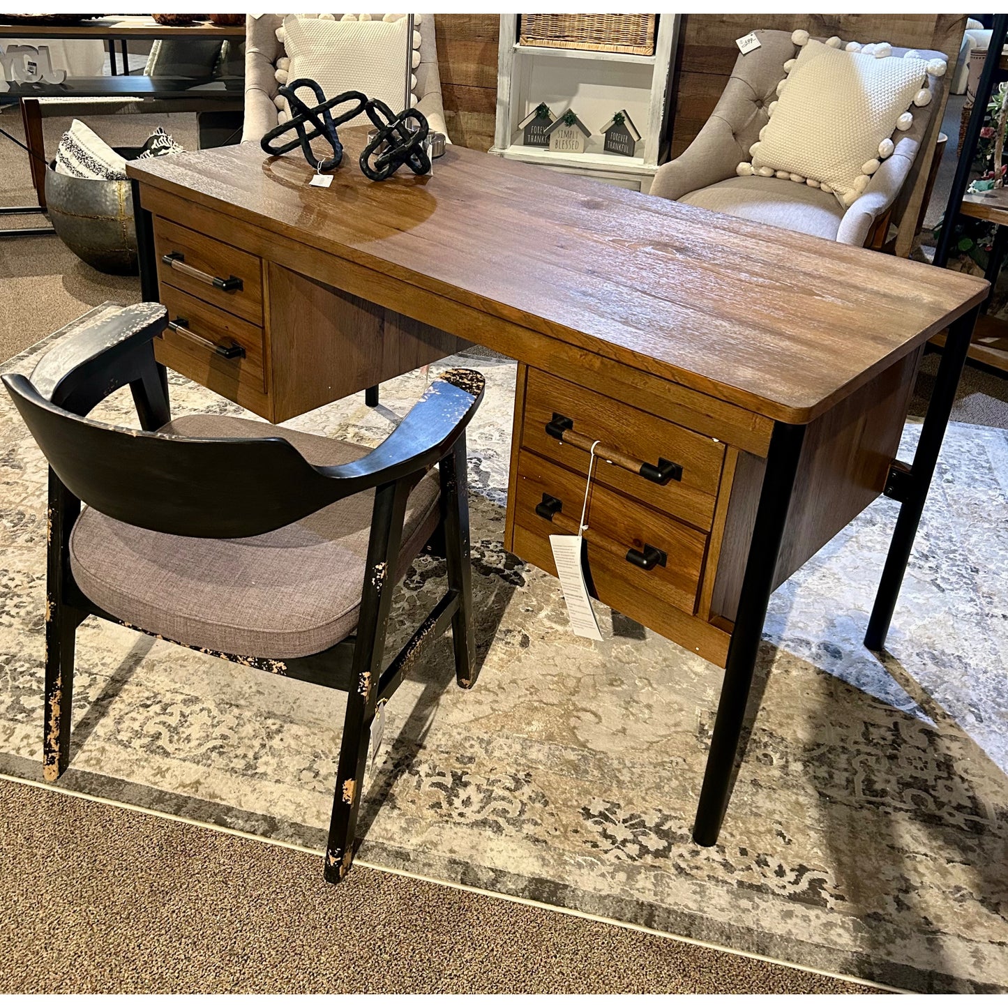 Norcross Half Ped Desk