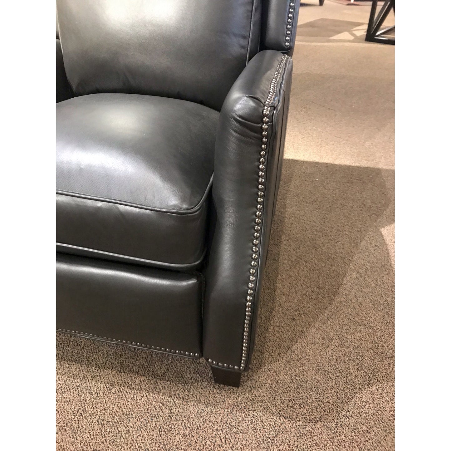 Leather High Leg Recliner