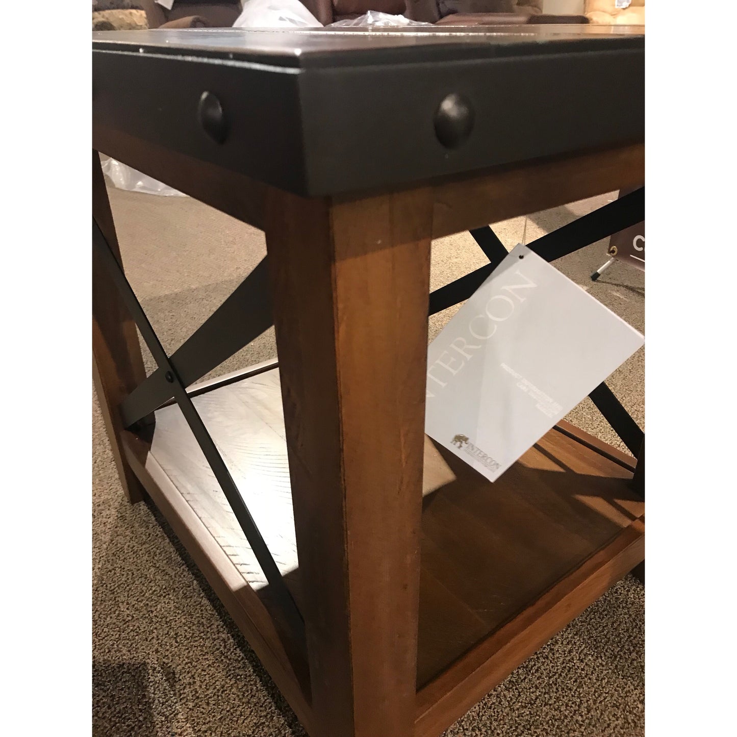 Rustic End Table
