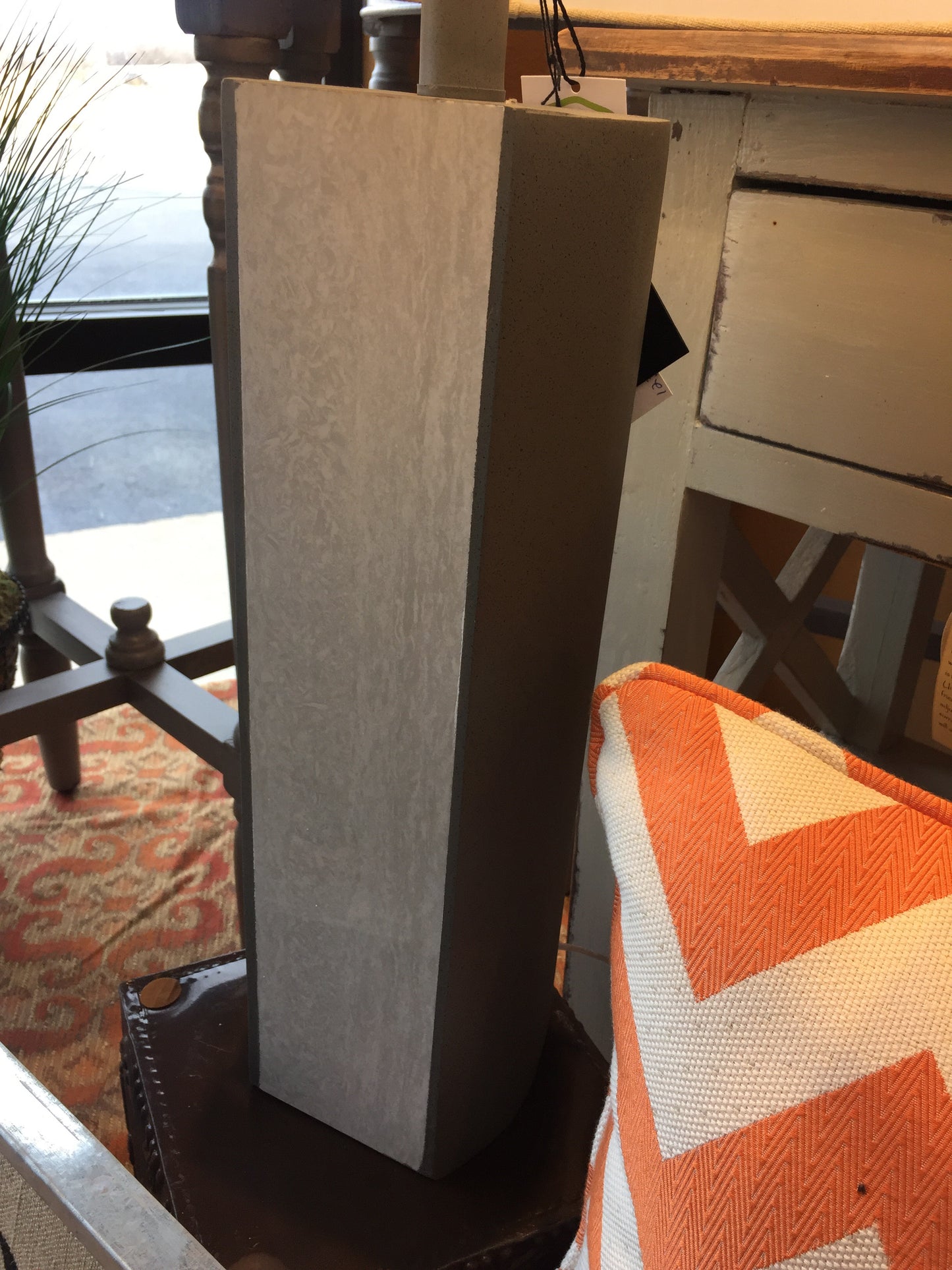 Marble Looking Base Lamp