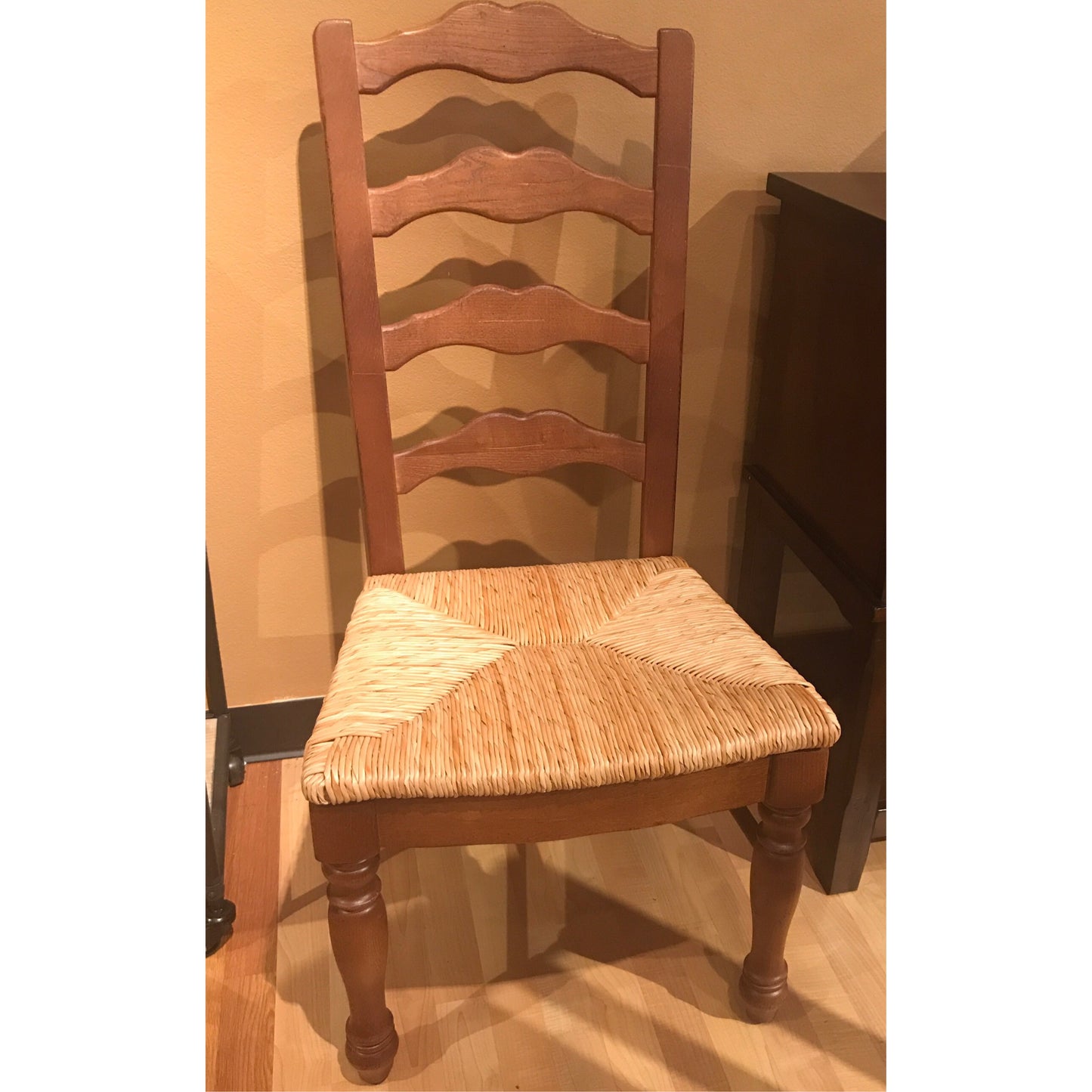 Dining Chair With Rush Seats