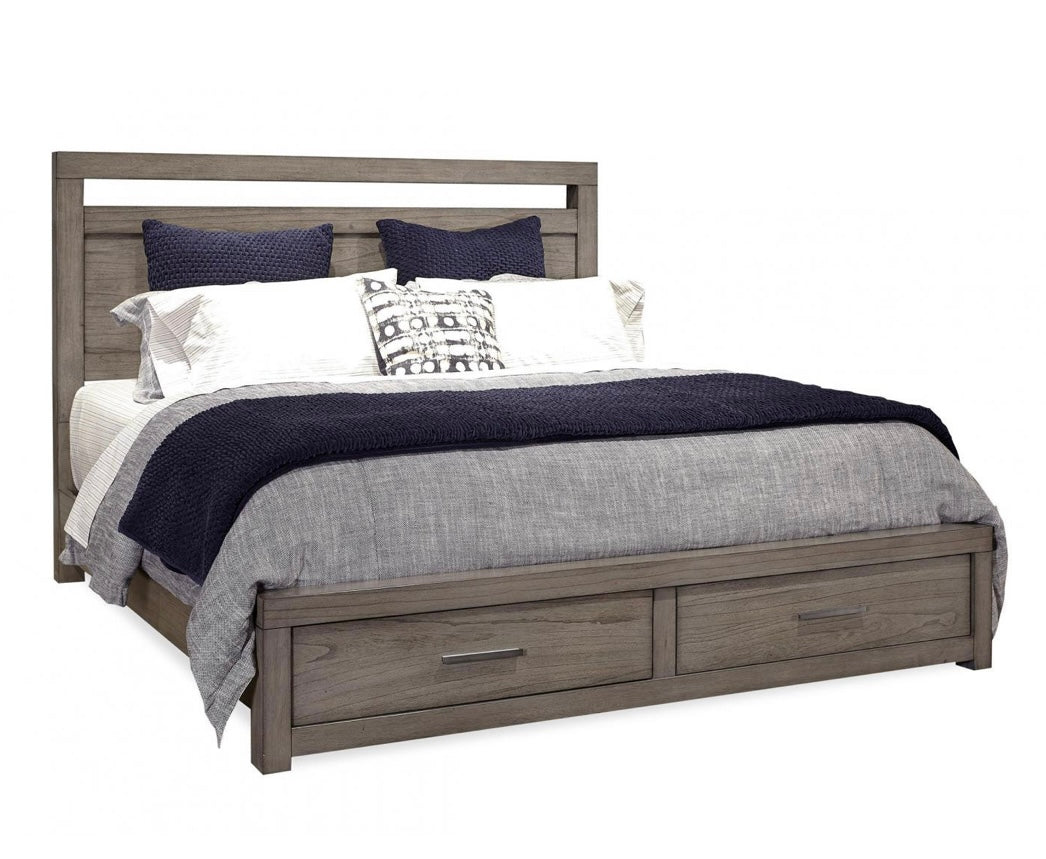 Modern Loft Queen Storage Bed