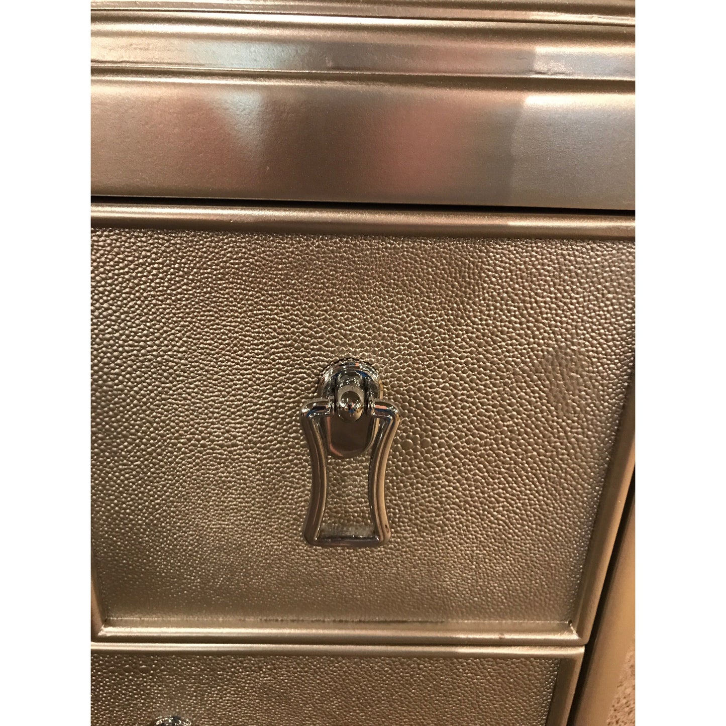 Silver Mirrored Chest