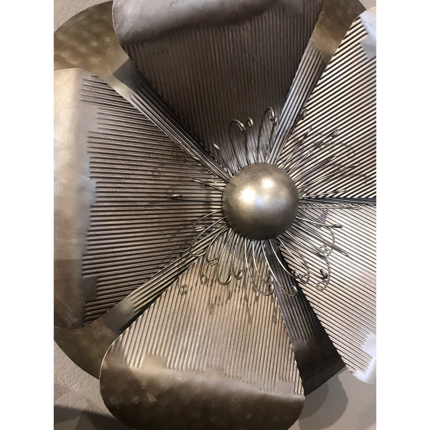 Silver Poppy Wall Decor