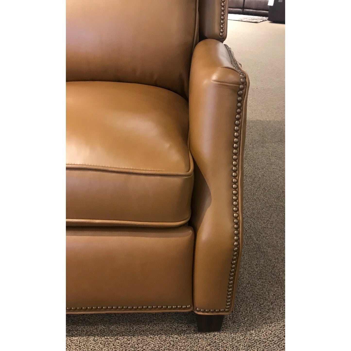Leather High Leg Recliner
