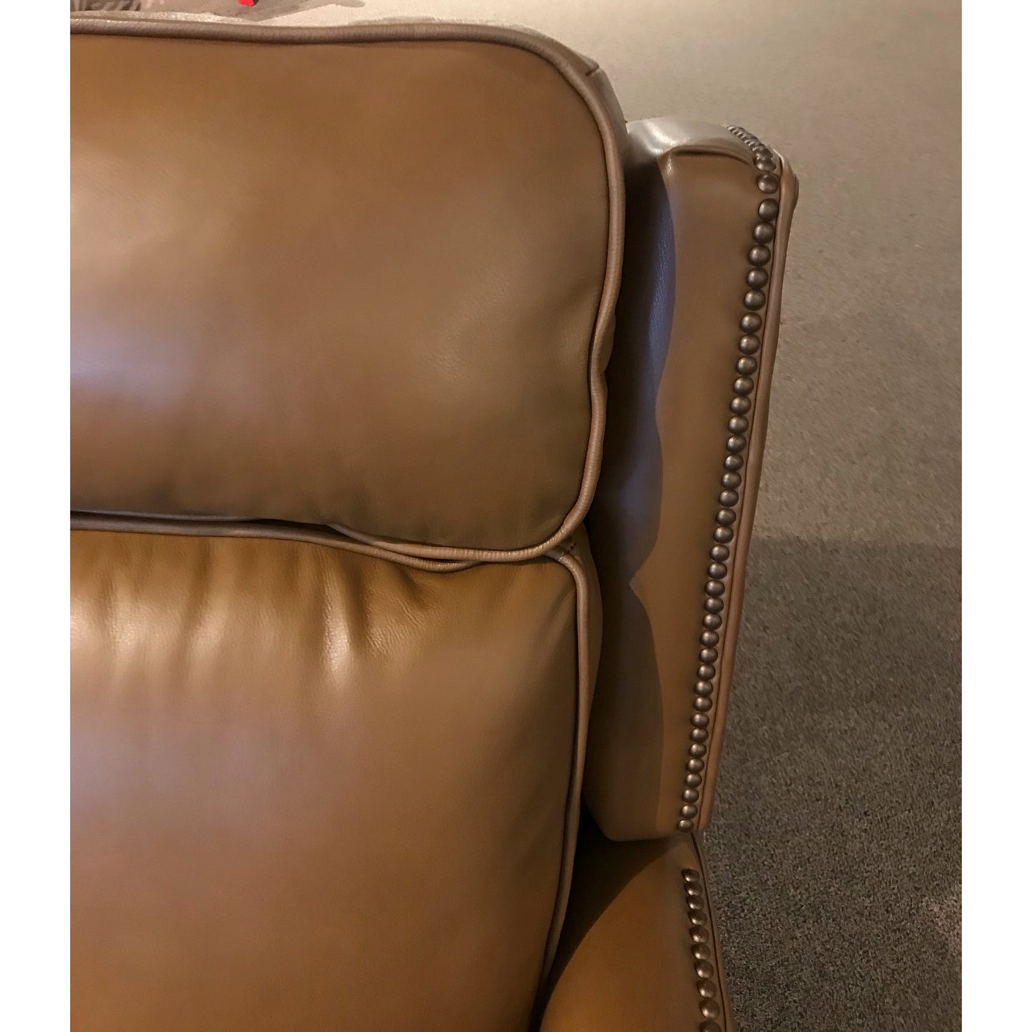 Leather High Leg Recliner