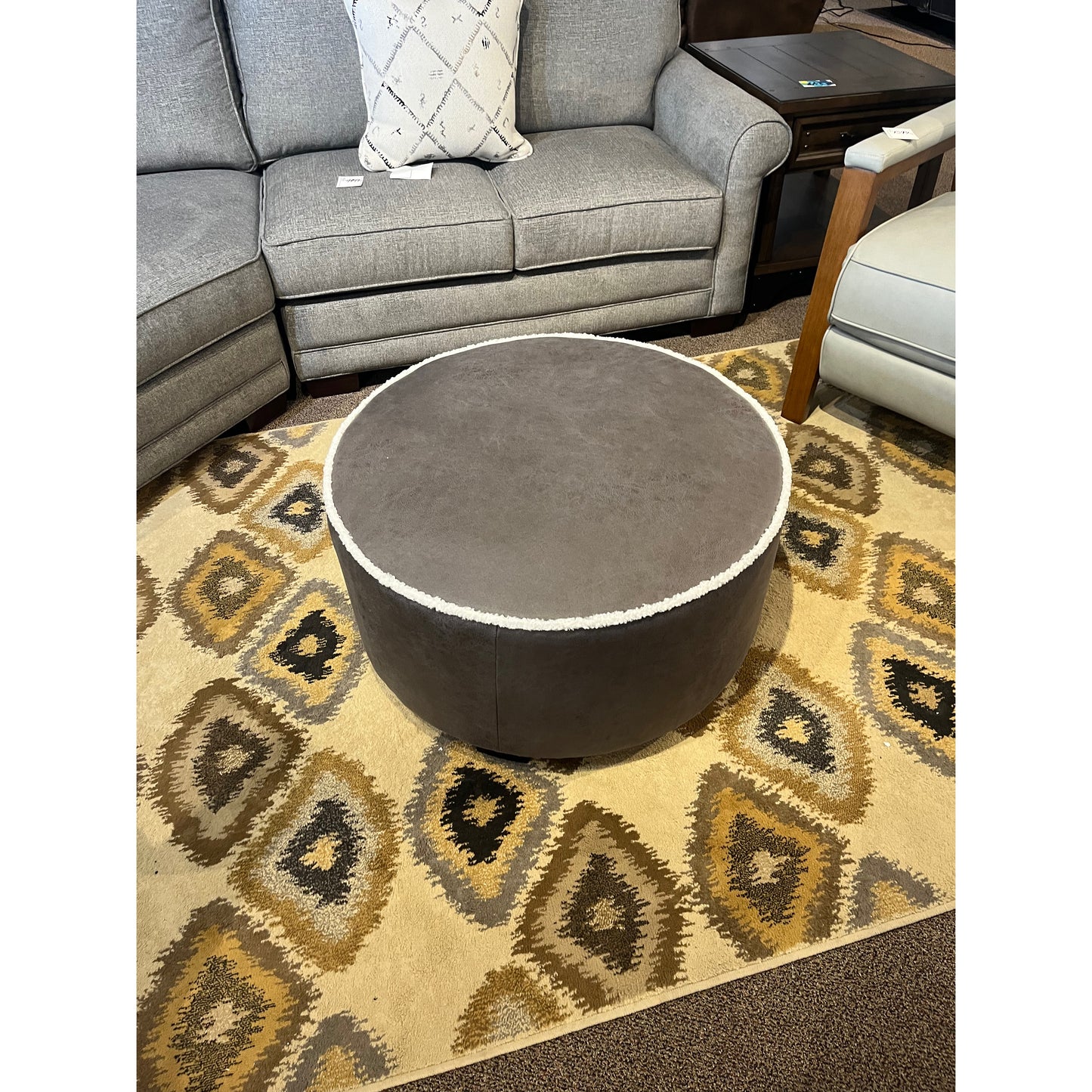 Baxter Round Ottoman
