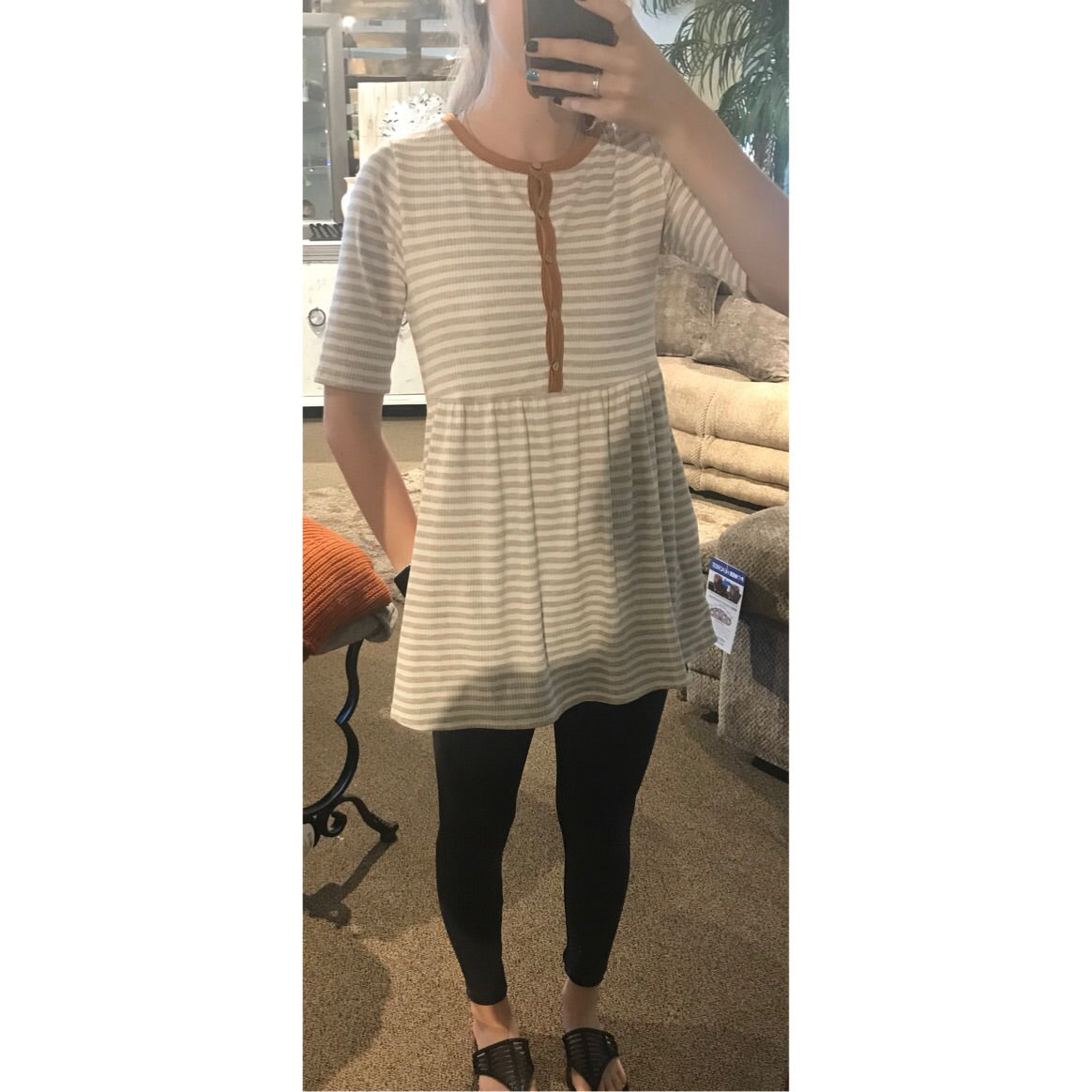 Striped Brown T-shirt