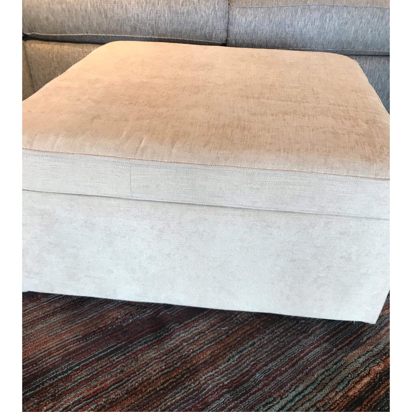 Square Storage Ottoman