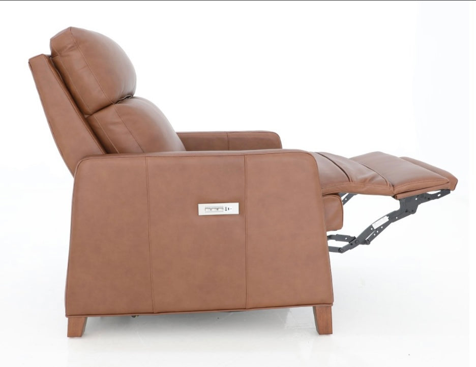 James Power Leather Recliner
