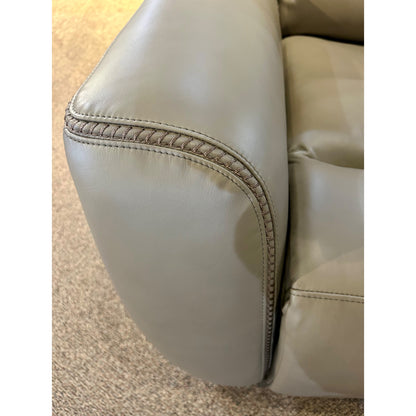 Power Leather Reclining Sofa