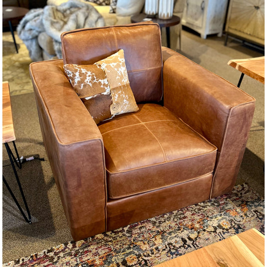 Horizon Leather Swivel Chair