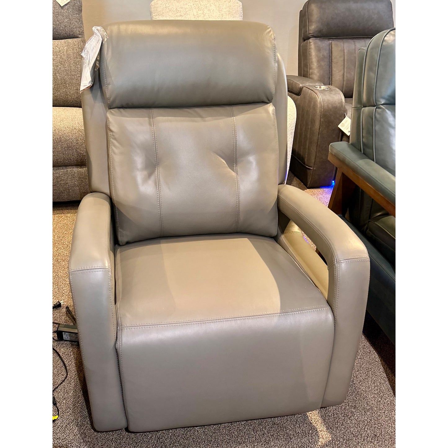 Gilbert Swivel Rocker Leather Recliner