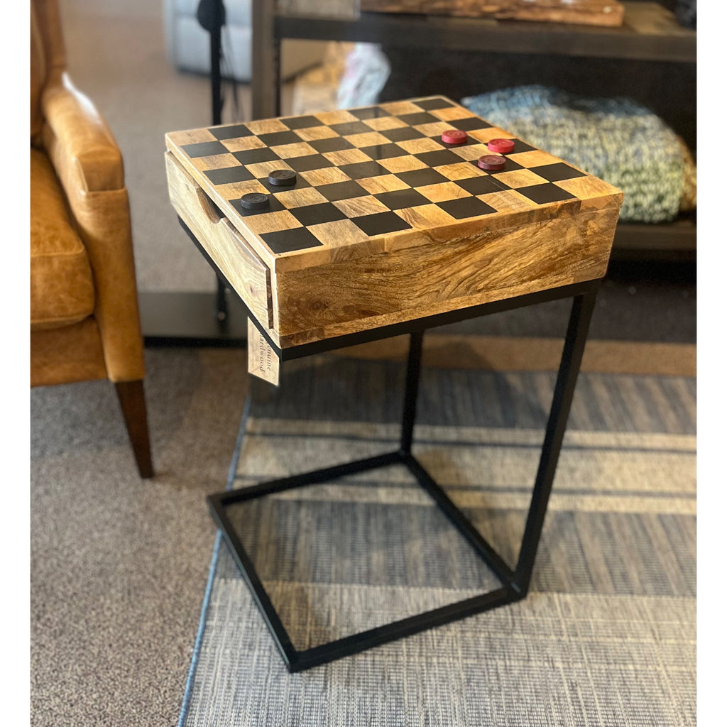 Checkerboard Game Table