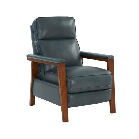 Ashland Leather Recliner Roma Blue