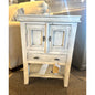 Antique White Storage Table