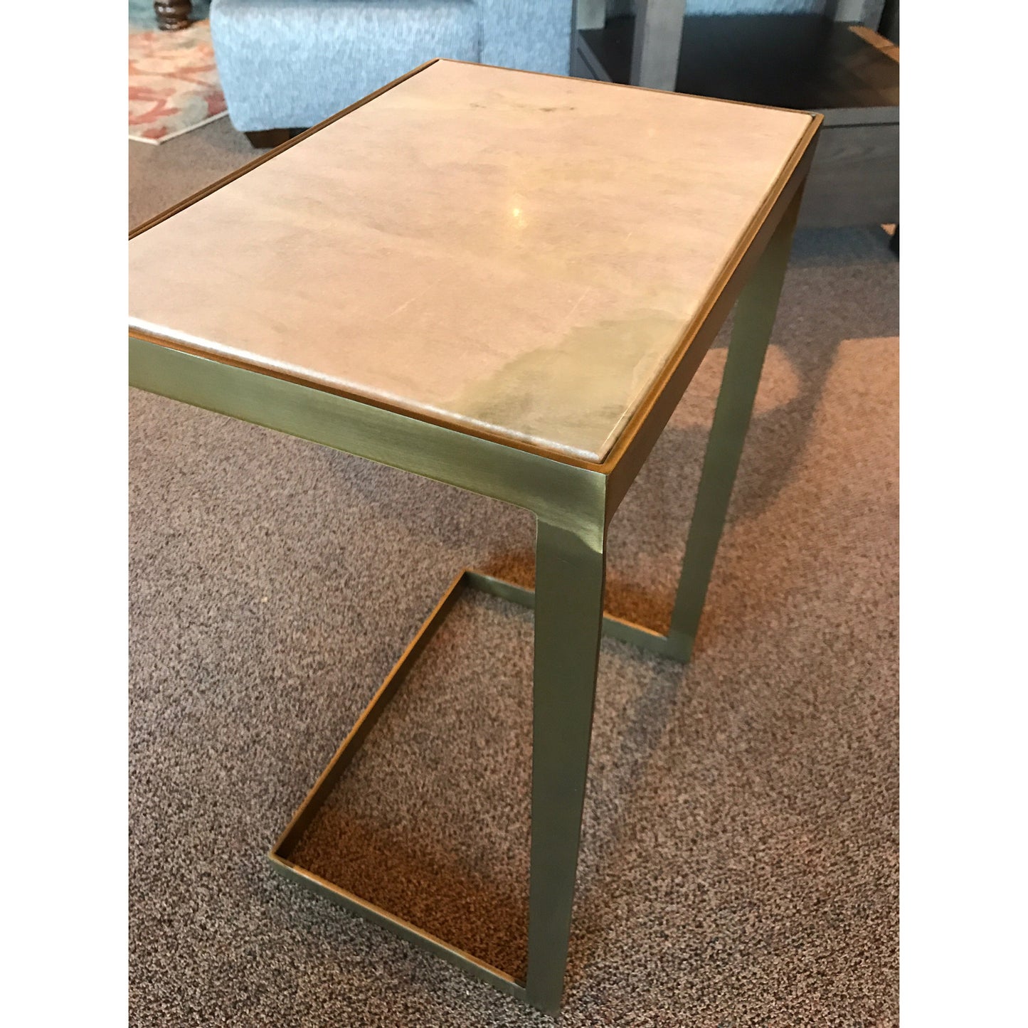 Marble top C table