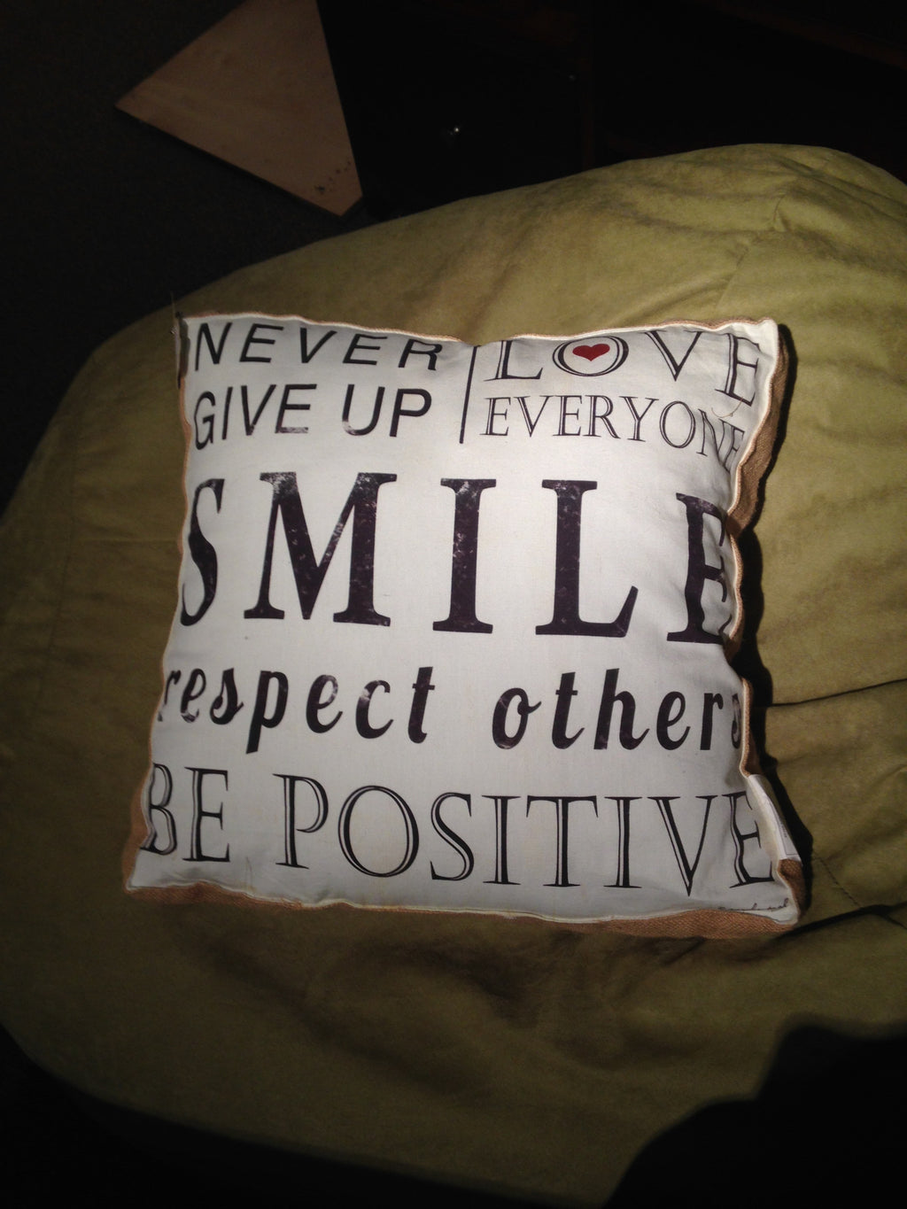 Smile pillow