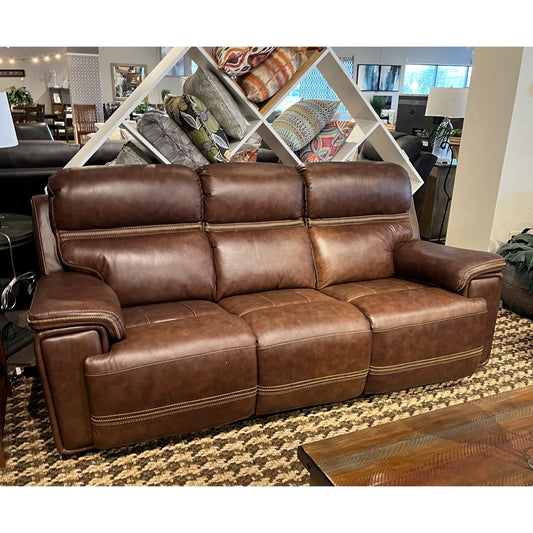 Leather Power Reclining Sofa