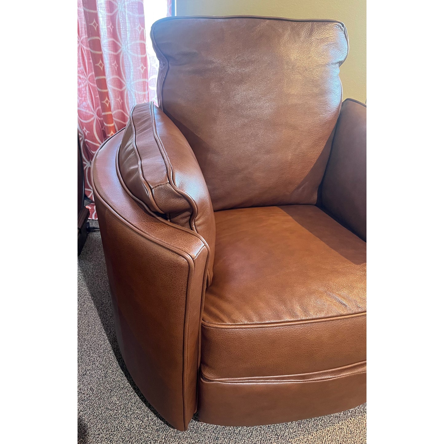 Leather Swivel Recliner