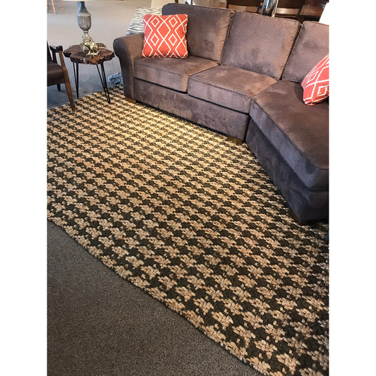 Houndstooth Check Area Rug