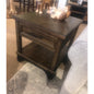 Metal & Wood End Table