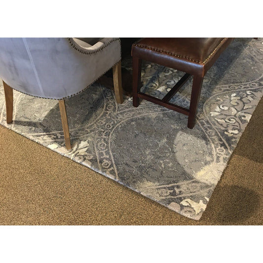 Blue Pattern Area Rug