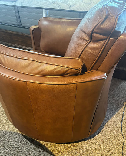 Leather Swivel Recliner