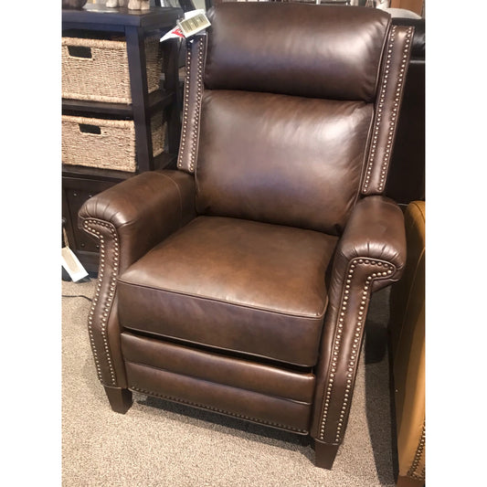 Power High Leg Leather Recliner