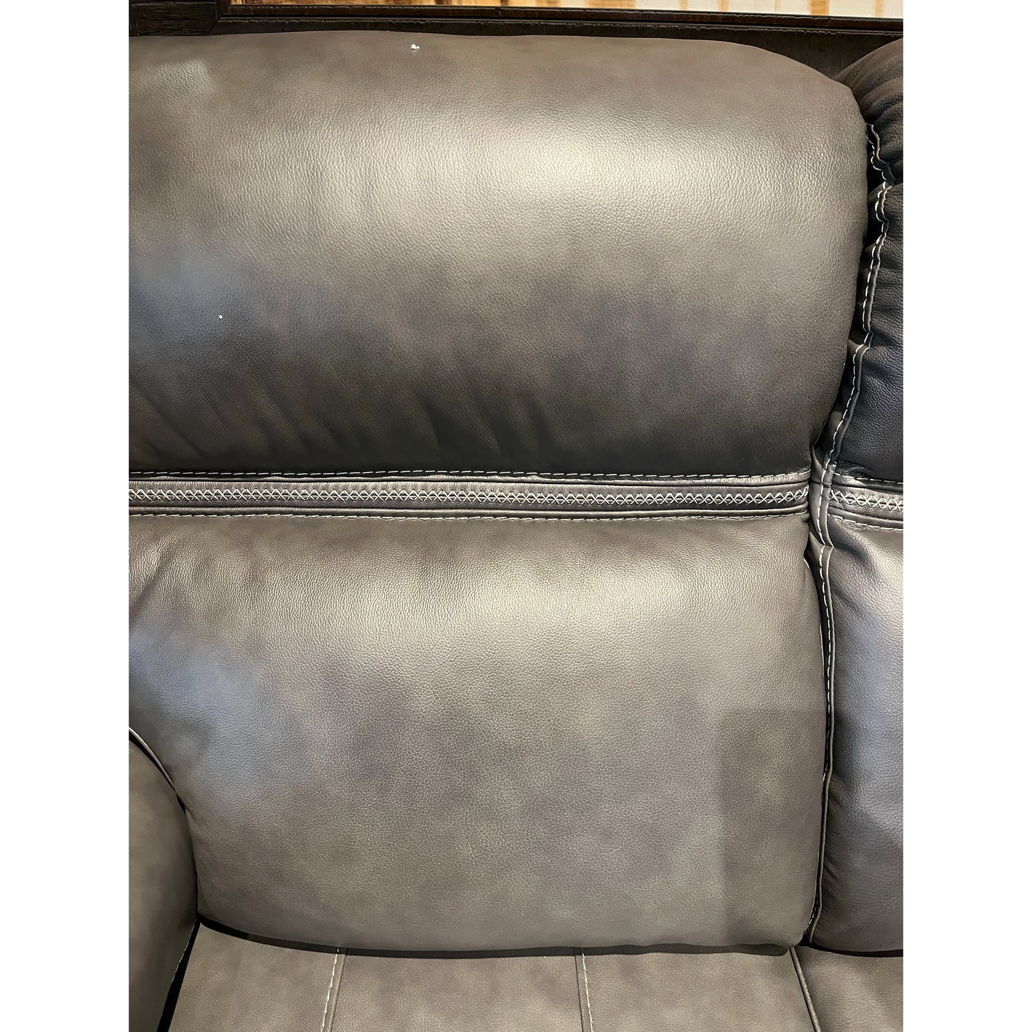 Power Leather Reclining Sofa
