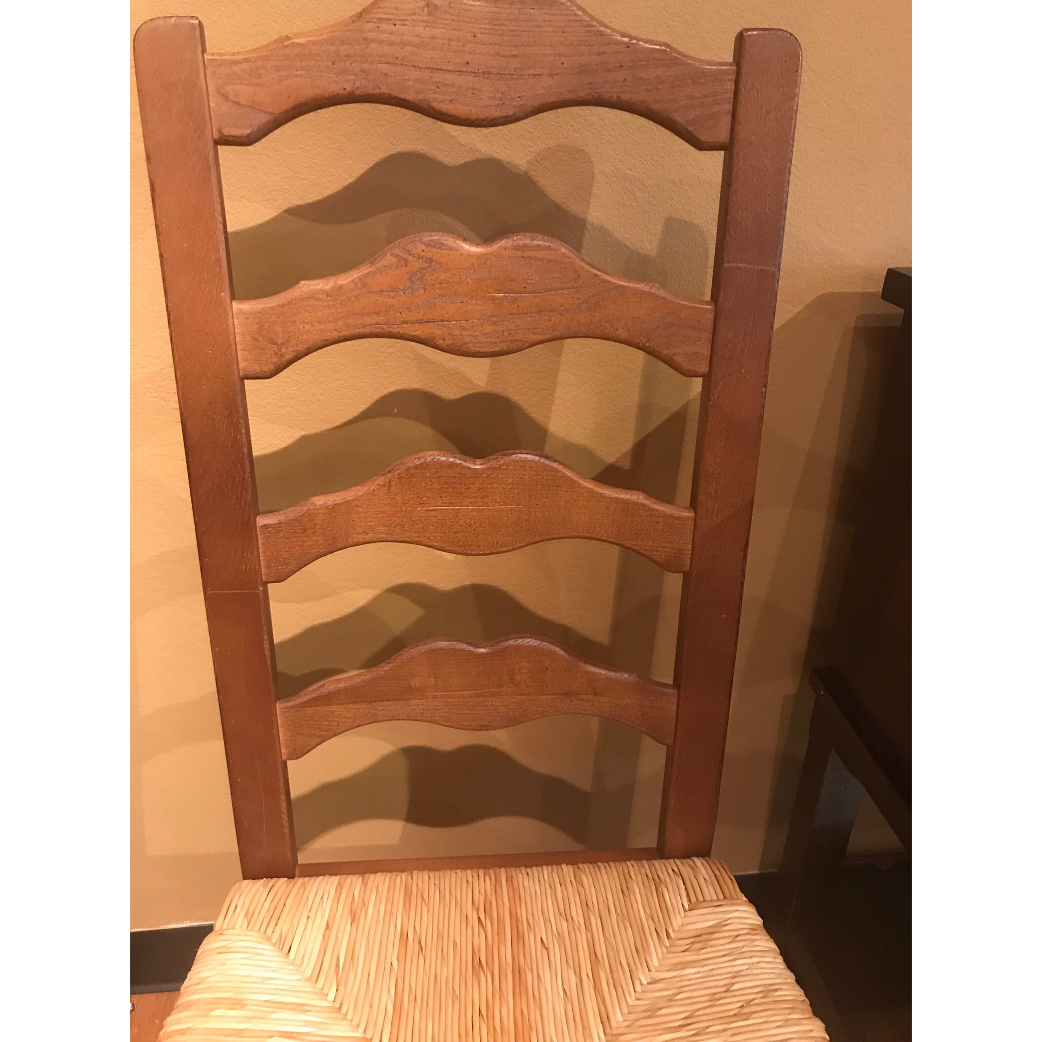 Dining Chair With Rush Seats