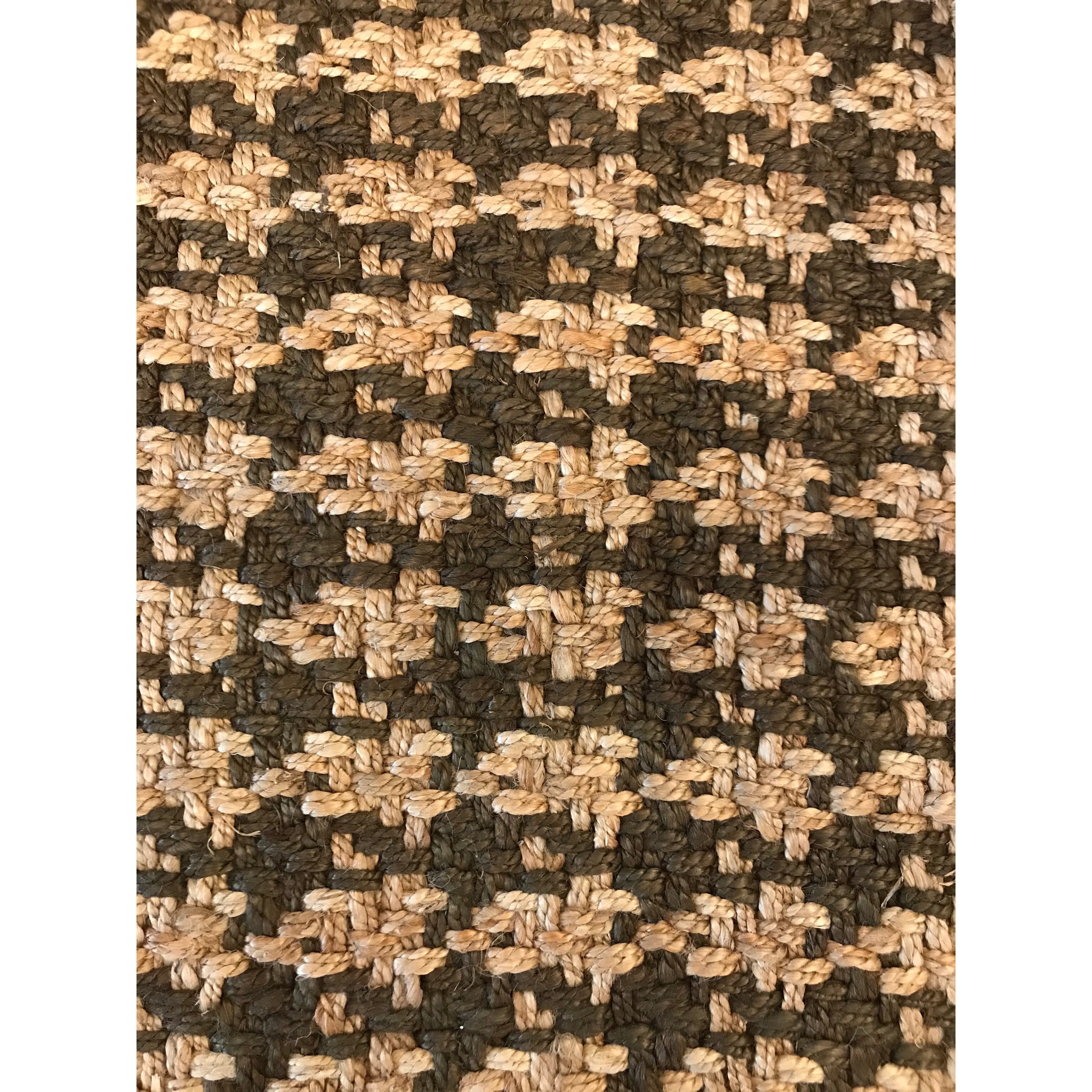 Houndstooth Check Area Rug