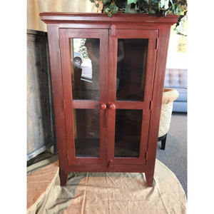 Red Display Cabinet
