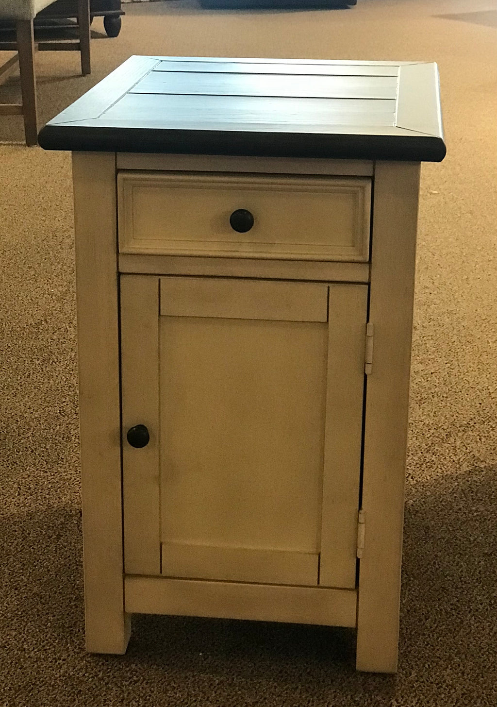 Storage Chairside Table