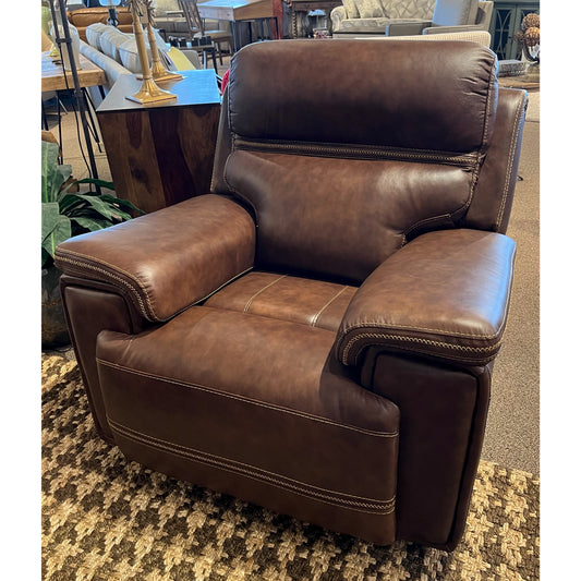 Power Leather Recliner