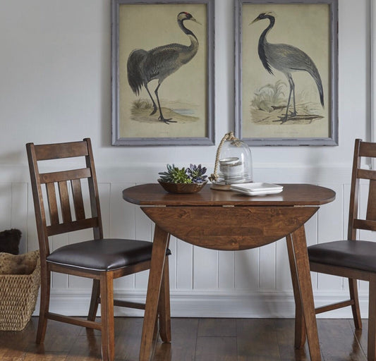 Modern Rustic Drop Leaf Table