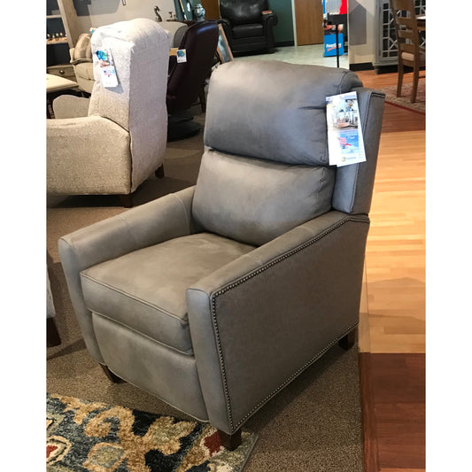 Leather Recliner with Nailhead trim