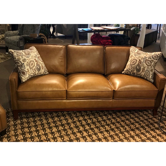 Camel Leather Sofa